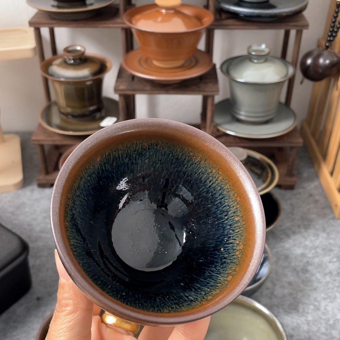 茶盏龙窑柴烧建盏