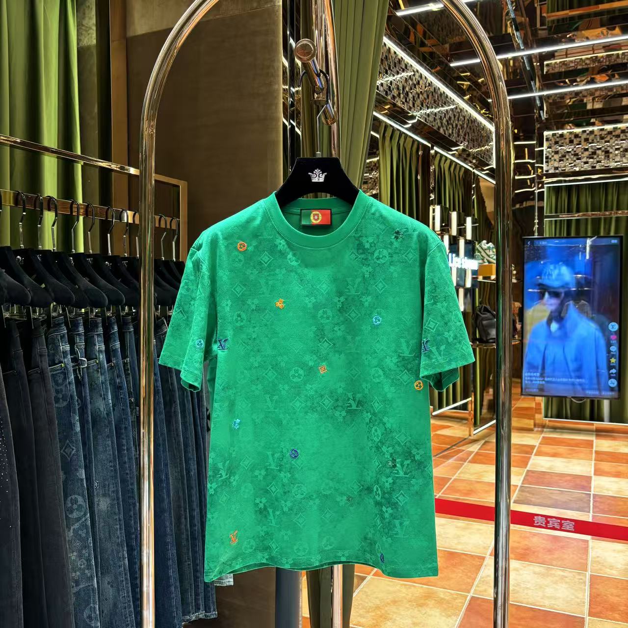 AX-SX 2025【新款短袖】春夏新年新品潮流情侣时尚百搭短袖25023