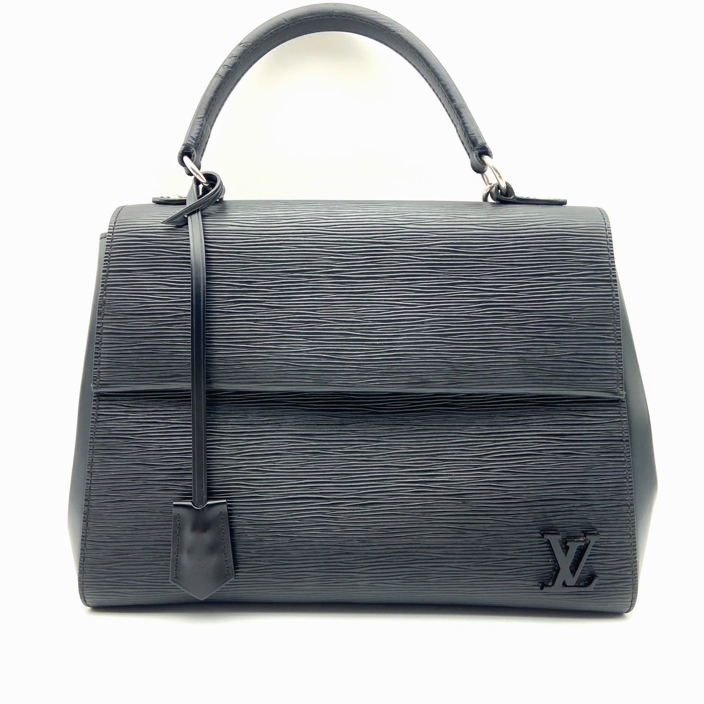 95新 LouisVuitton/路易威登 黑色水波纹的克鲁尼中号，带肩带