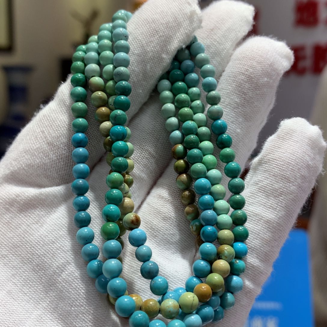 绿松石长链未镶嵌