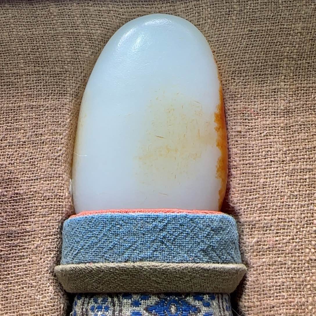 和田玉挂件未镶嵌黄***糖