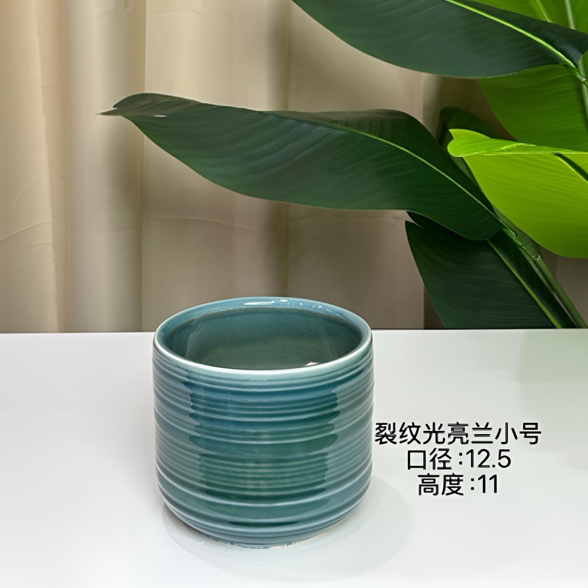 北欧风格小号花盆适合蝴蝶兰发财树等多种绿植盆栽