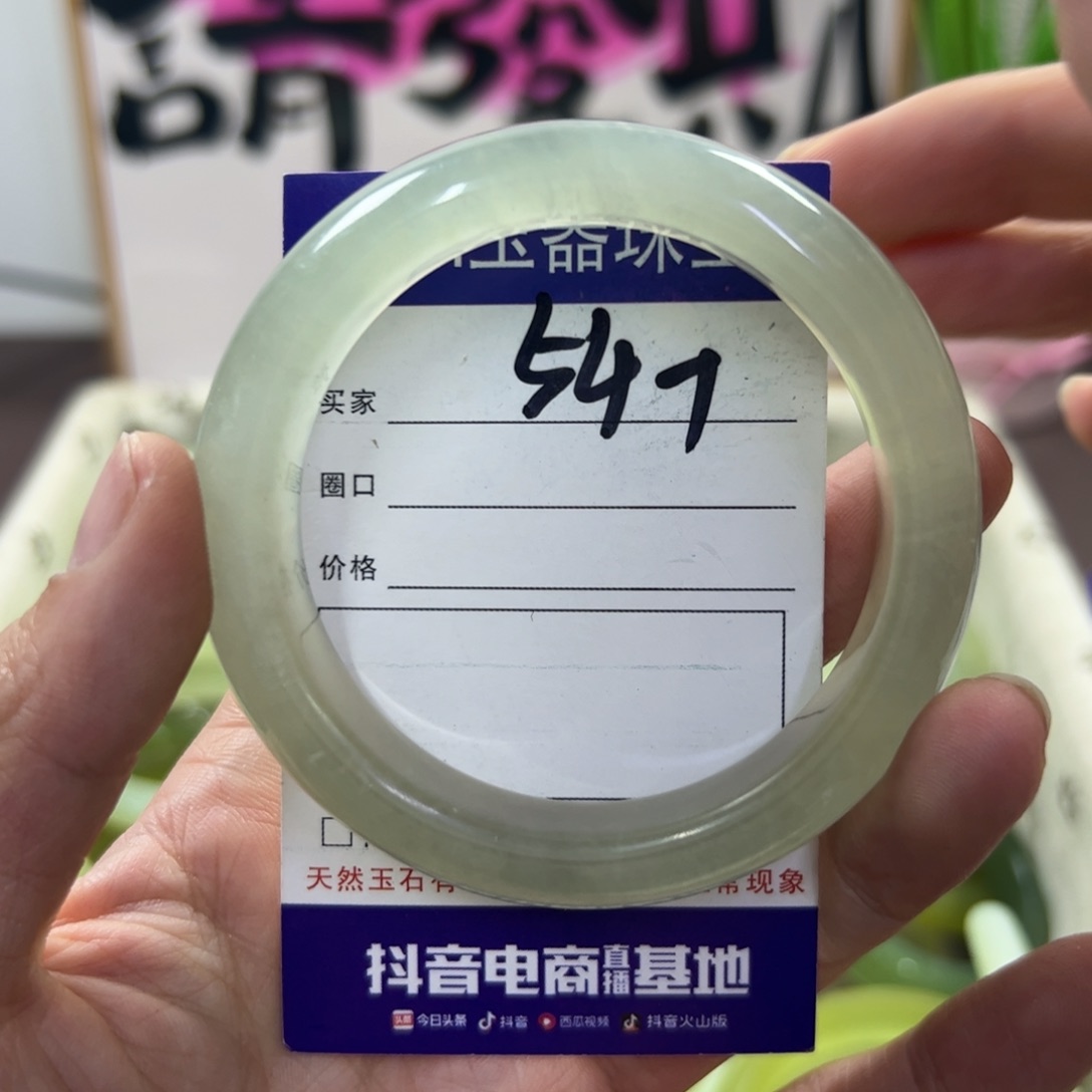 蛇纹石玉手镯未镶嵌576