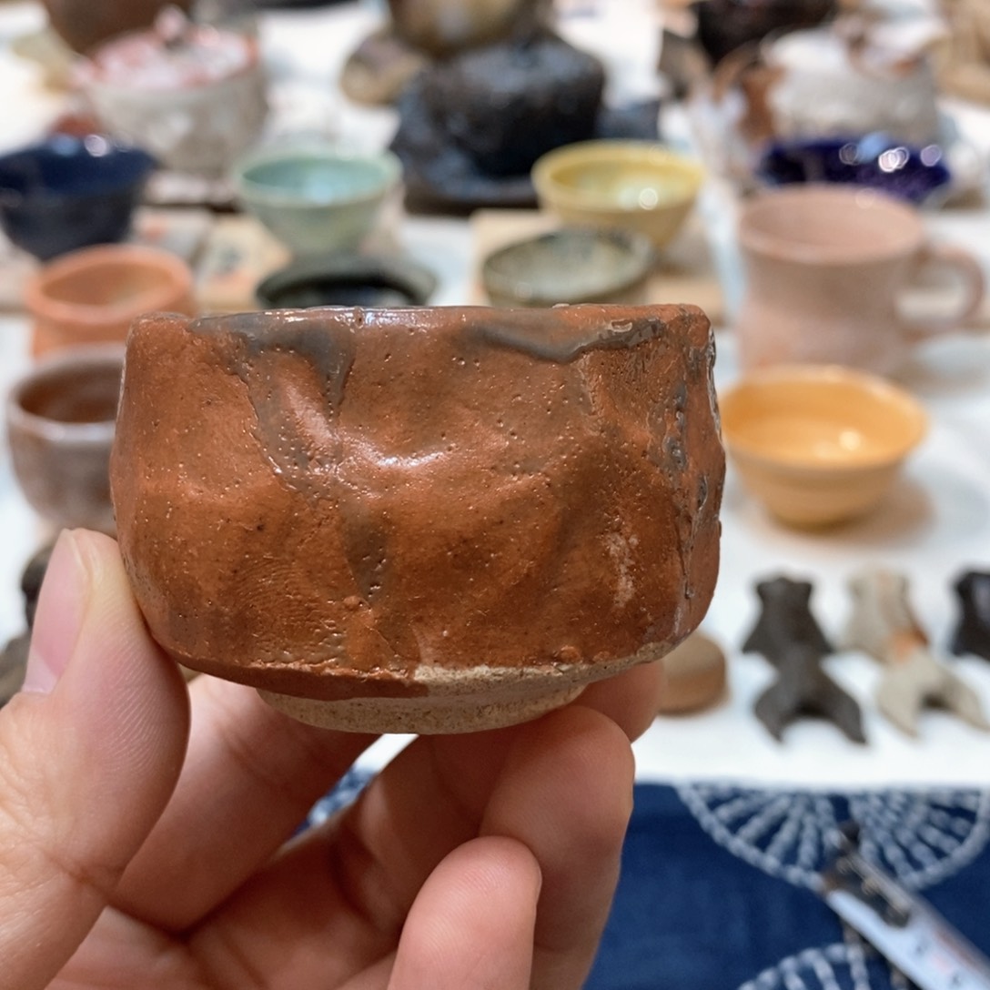 柴烧侘寂粗陶茶具