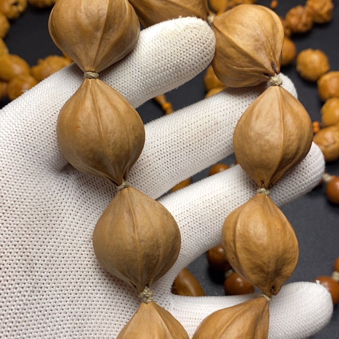 橄榄核手串/手链鼠*哥四花素核