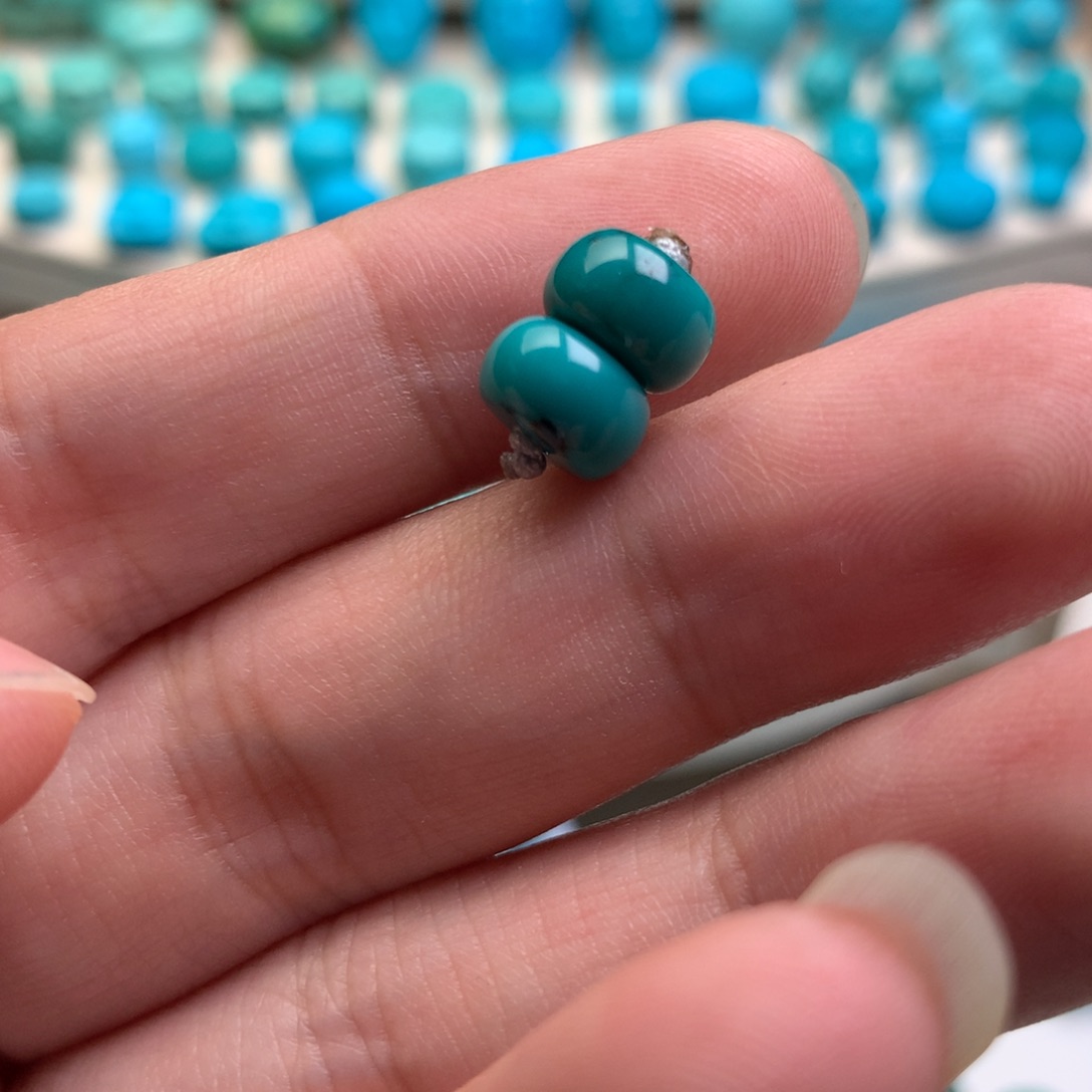 绿松石珠宝半成品未镶嵌