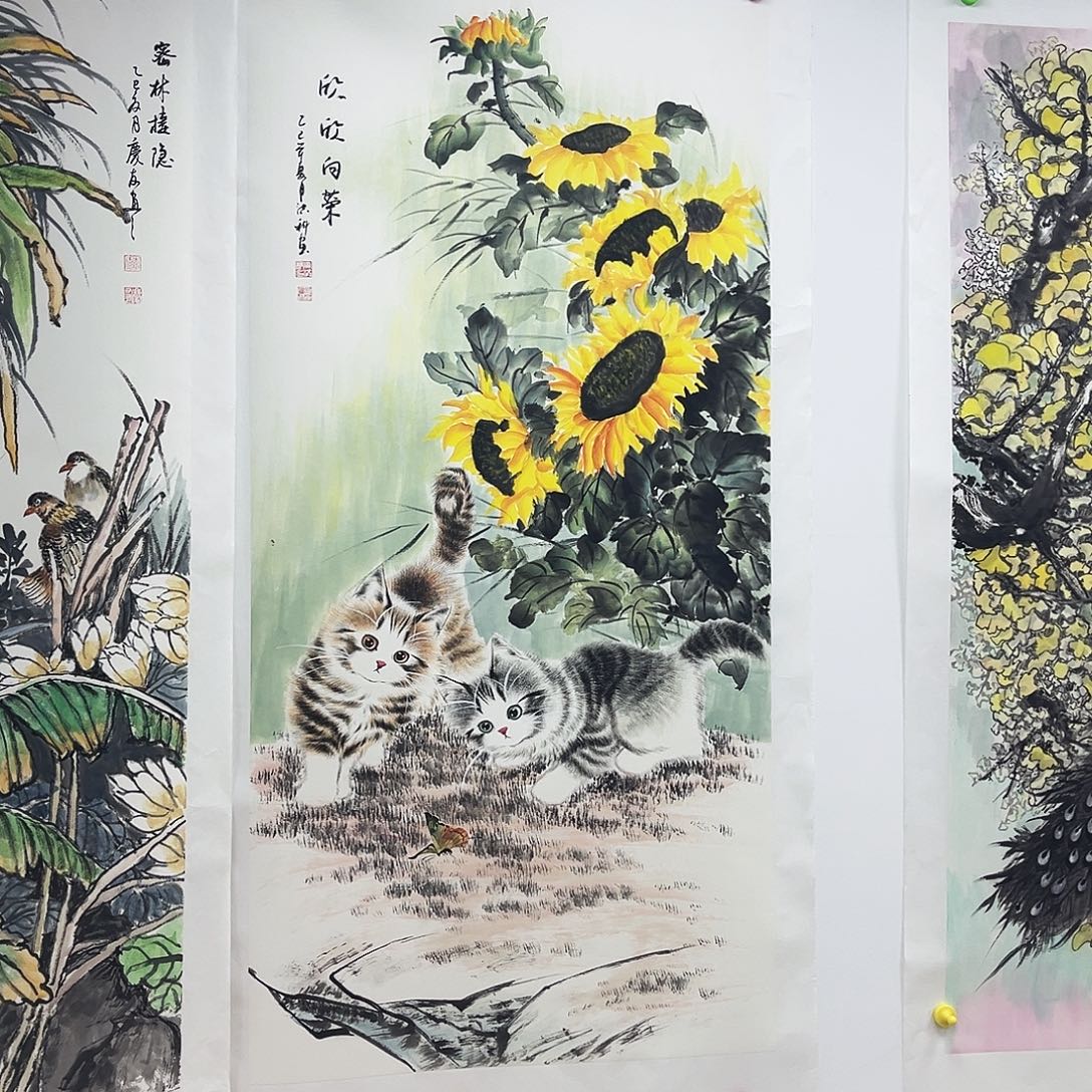 国画作品全场放漏