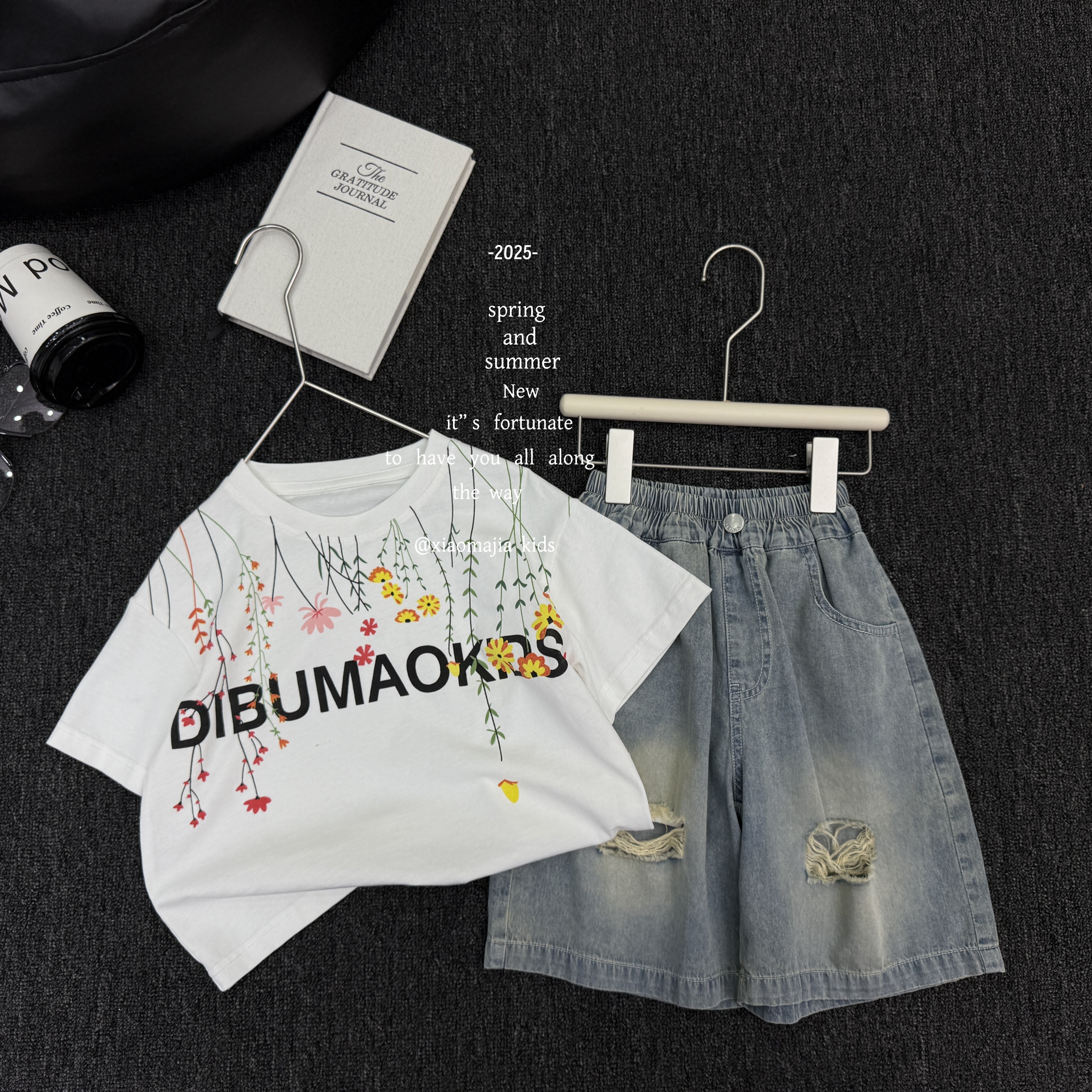 现货-儿童夏季新款纯色T恤D-6088欧若风穿搭休闲宽松男童女童上衣