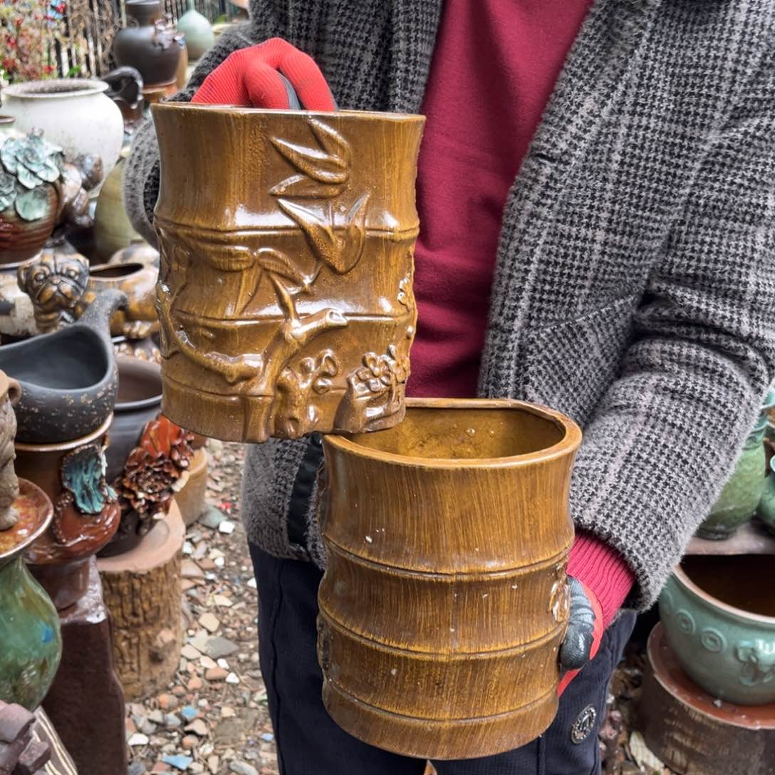 红陶高18口15有孔