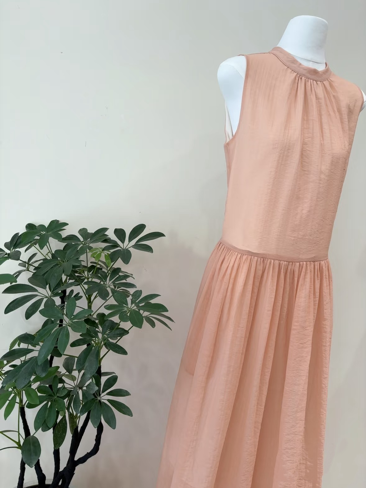 法式方领雪纺碎花连衣裙女夏季小个子气质收腰显瘦长裙开叉茶歇裙