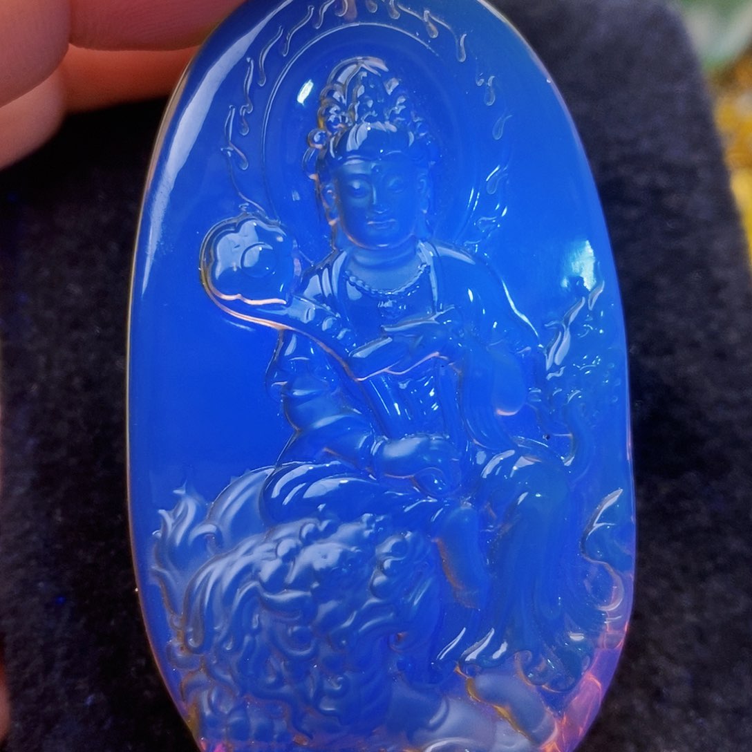 【闪购商品】蓝珀吊坠(不含链)未镶嵌