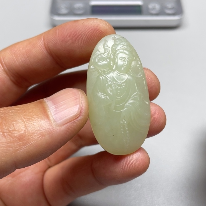 和田玉吊坠(不含链)未镶嵌盘****具