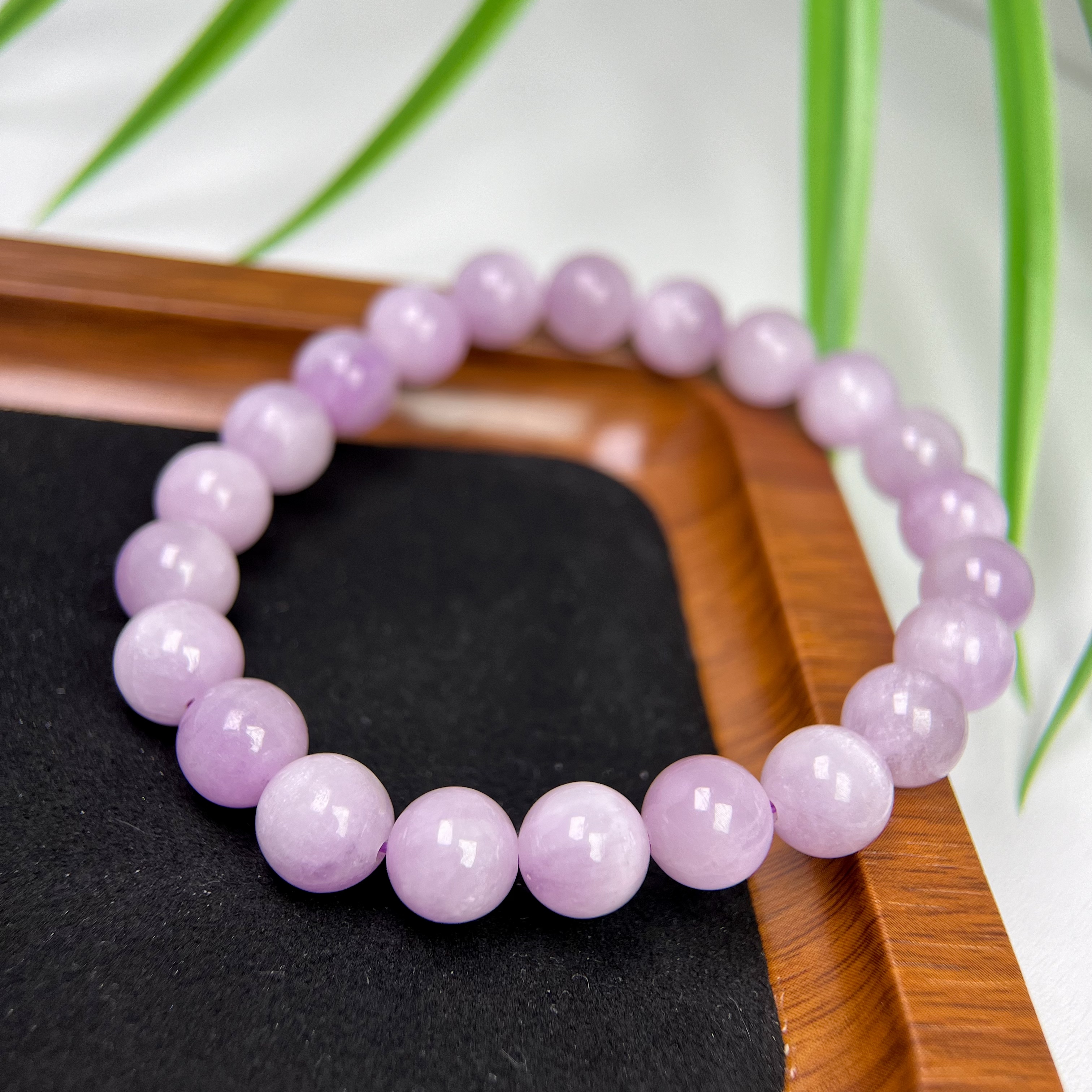 Ⅰ紫锂辉单圈圆珠手串8mm+ FX-5650