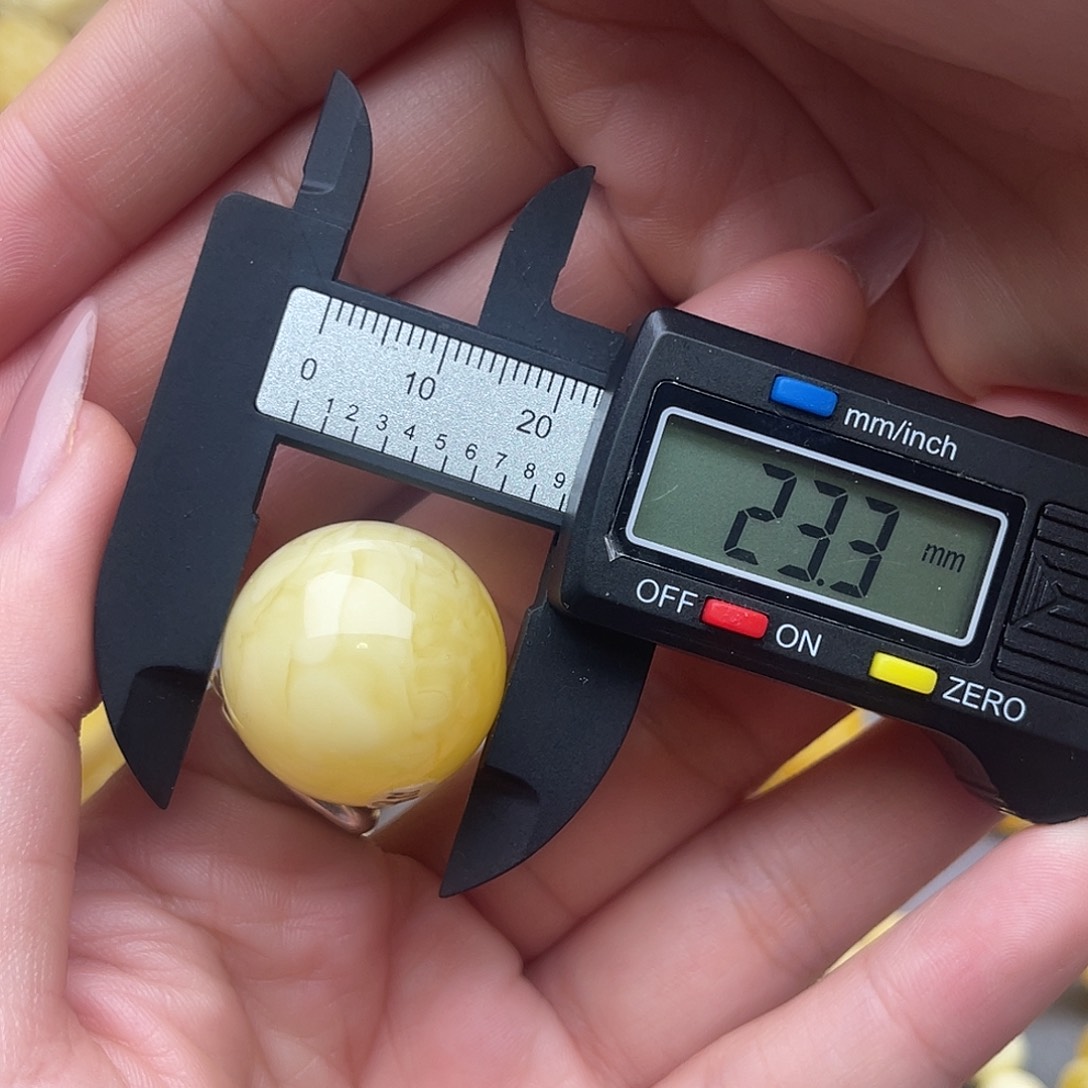 琥珀未镶嵌裸石蜜蜡圆珠梦