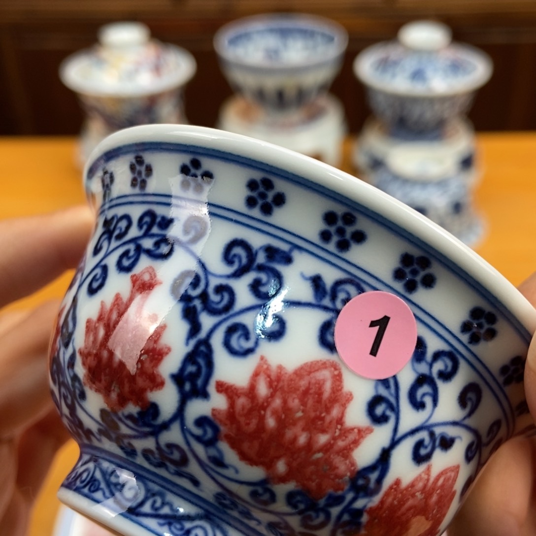 手绘现代茶具非古董
