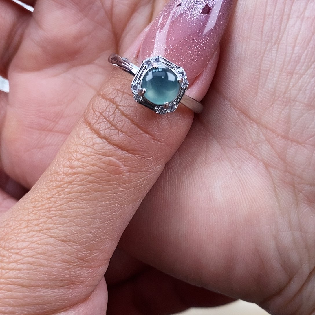 章***子翡翠未镶嵌戒指缅甸