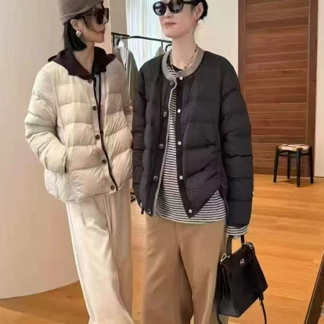 针织领口扣子是吸扣爆款外套宽松减龄款爆款2025冬季新款高级感