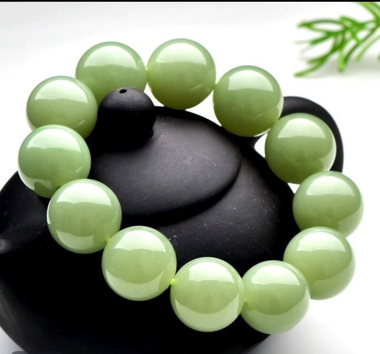 新疆若羌青黄口圆珠男女情侣款转运百搭时尚手串