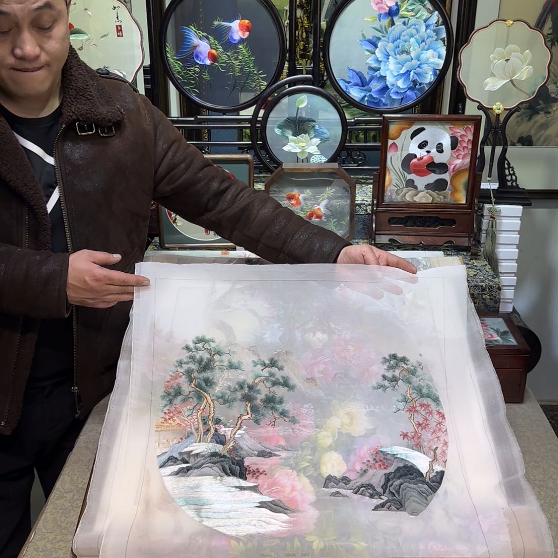 刺绣刺绣工艺精湛