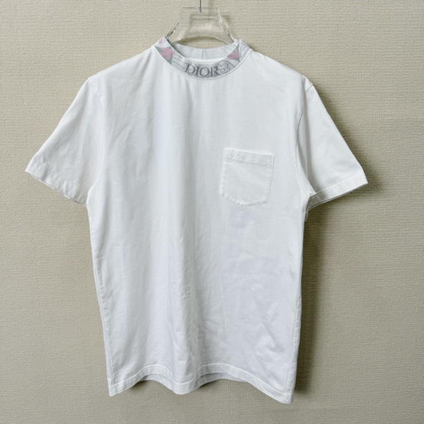 99新 DIOR/迪奥 Logo字母刺绣宽松圆领短袖/L码