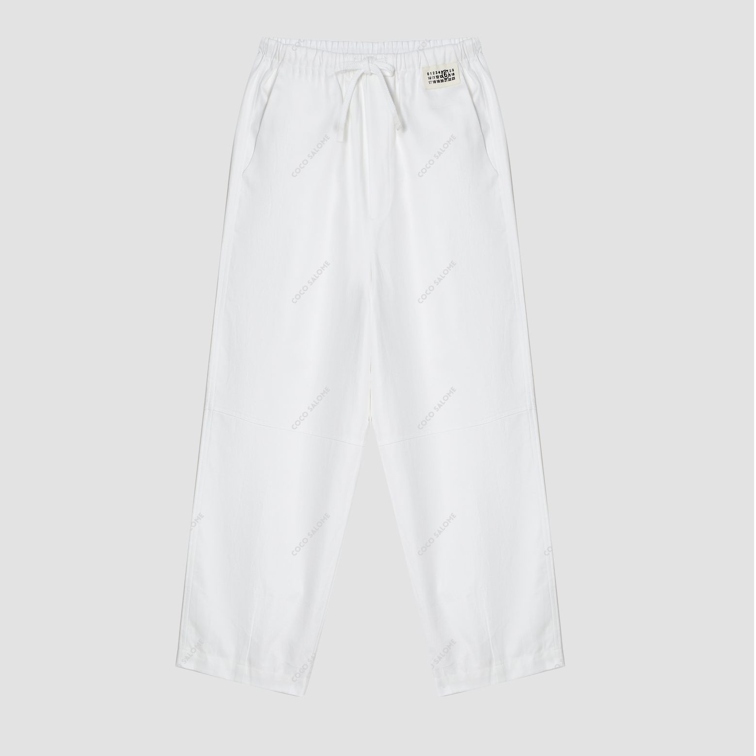 安安推荐【棉麻裤】棉麻松紧腰时尚直筒九分裤BL-CKS51120373H