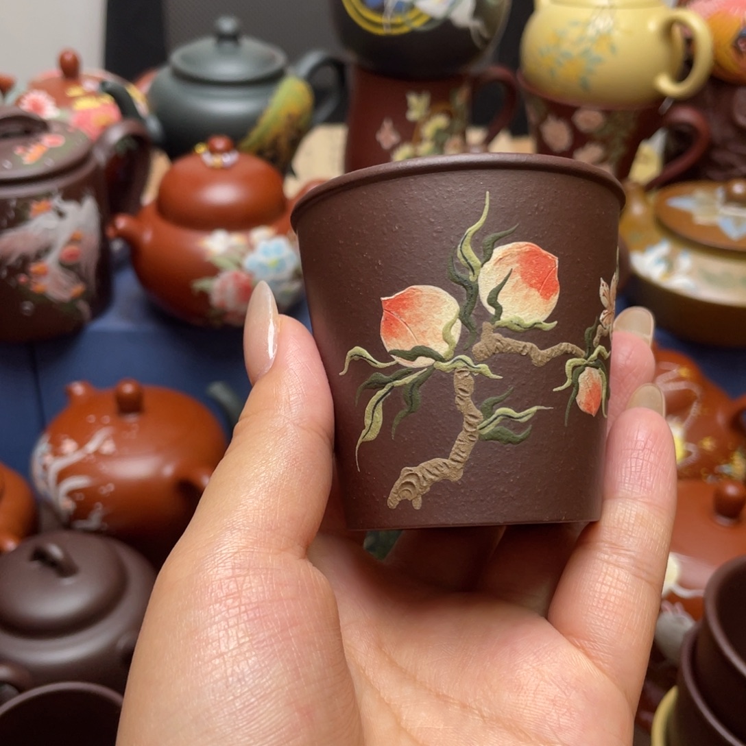 茶杯紫砂紫砂主人杯100cc