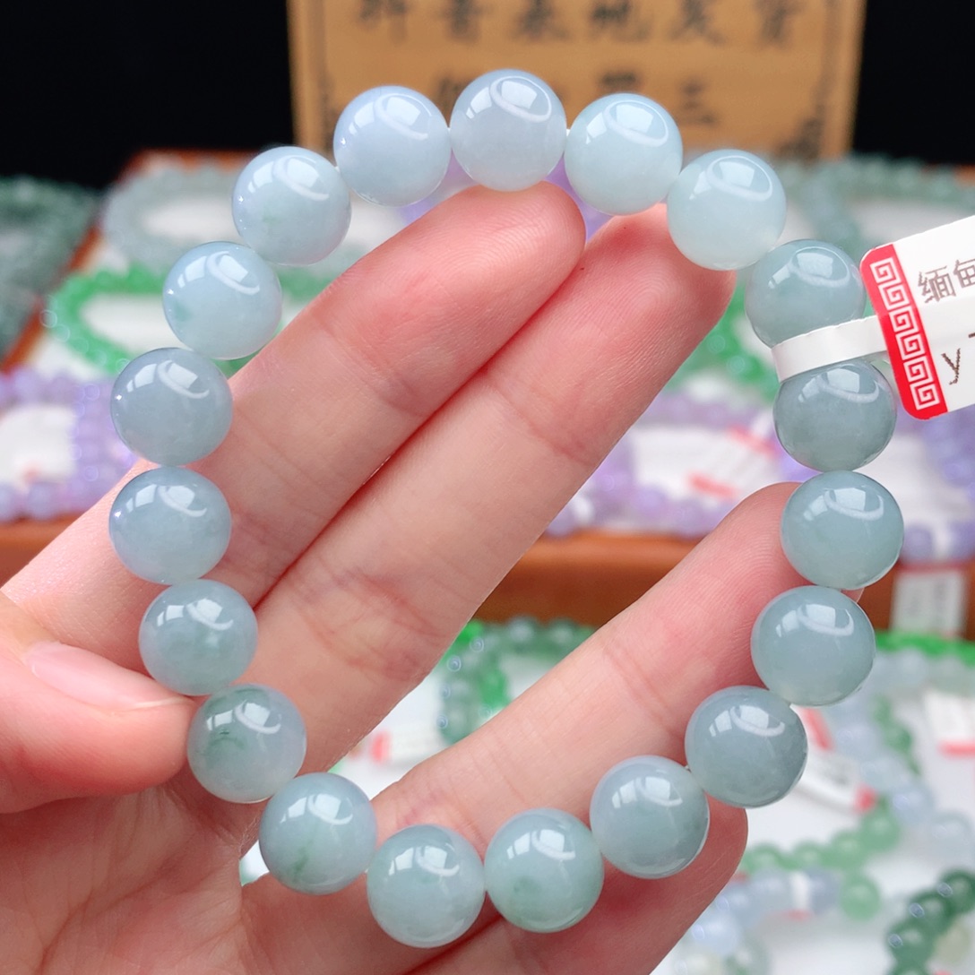 翡翠手链未镶嵌翡翠10mm