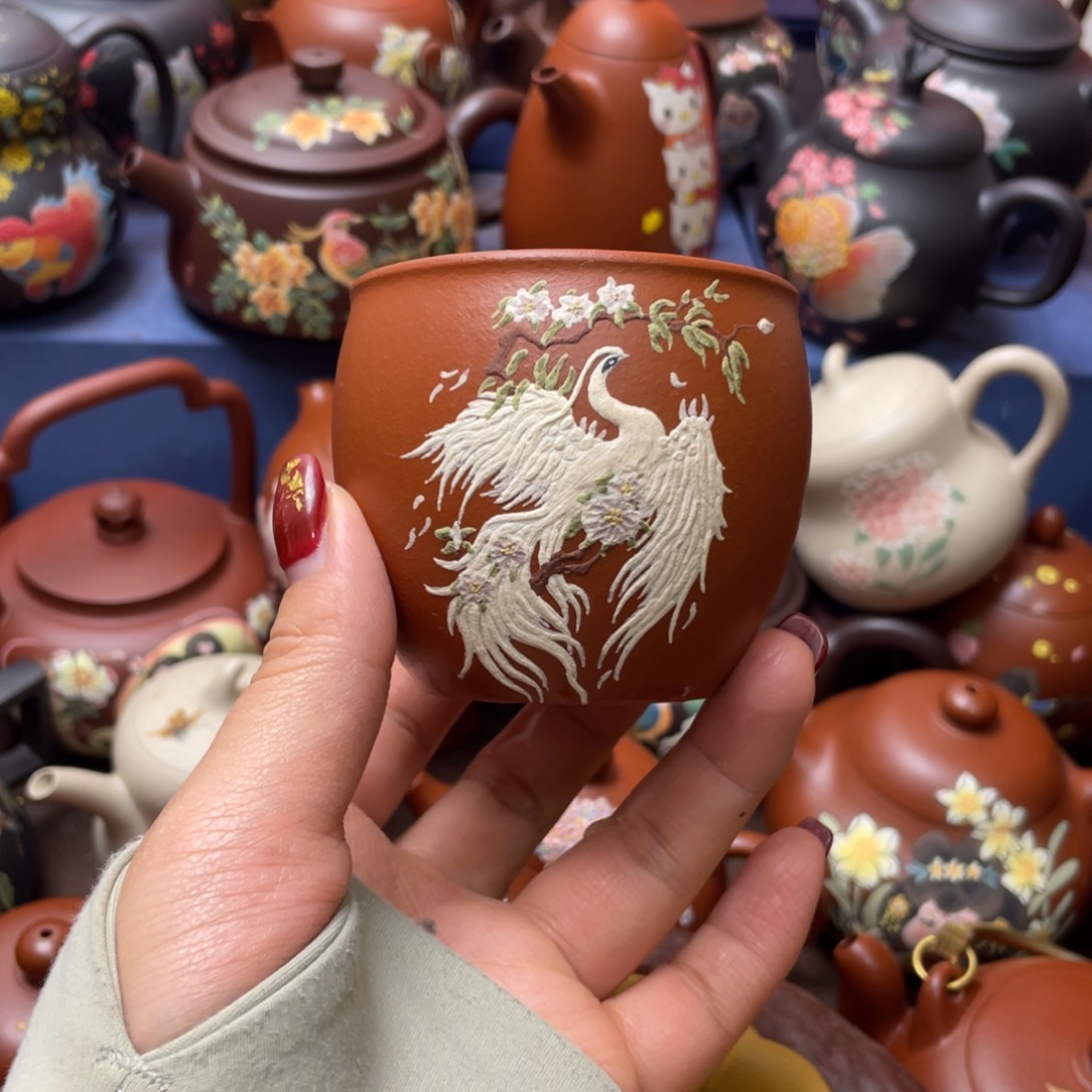 紫砂茶杯紫砂主人杯150cc