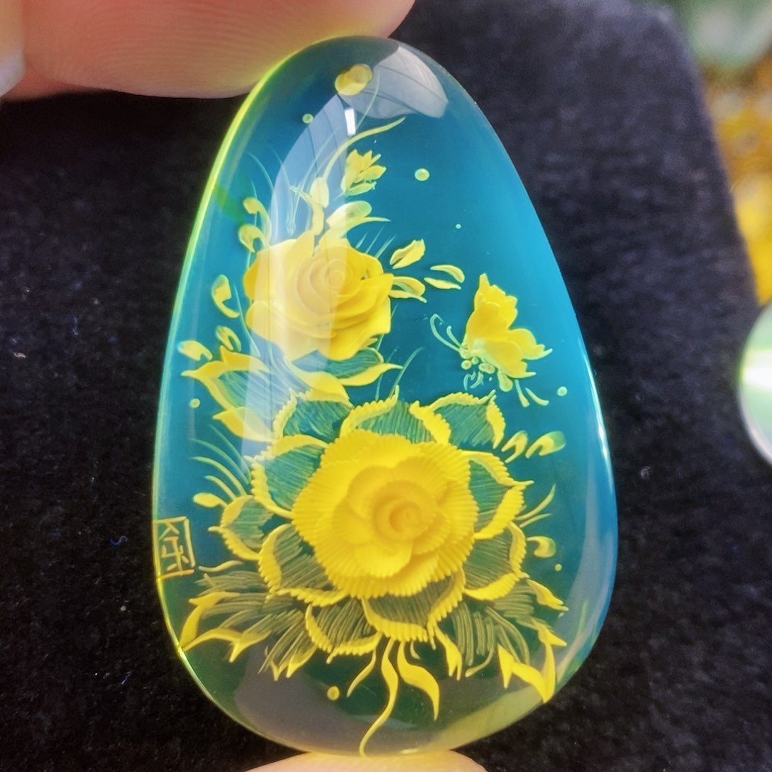 【闪购商品】金珀吊坠(不含链)未镶嵌