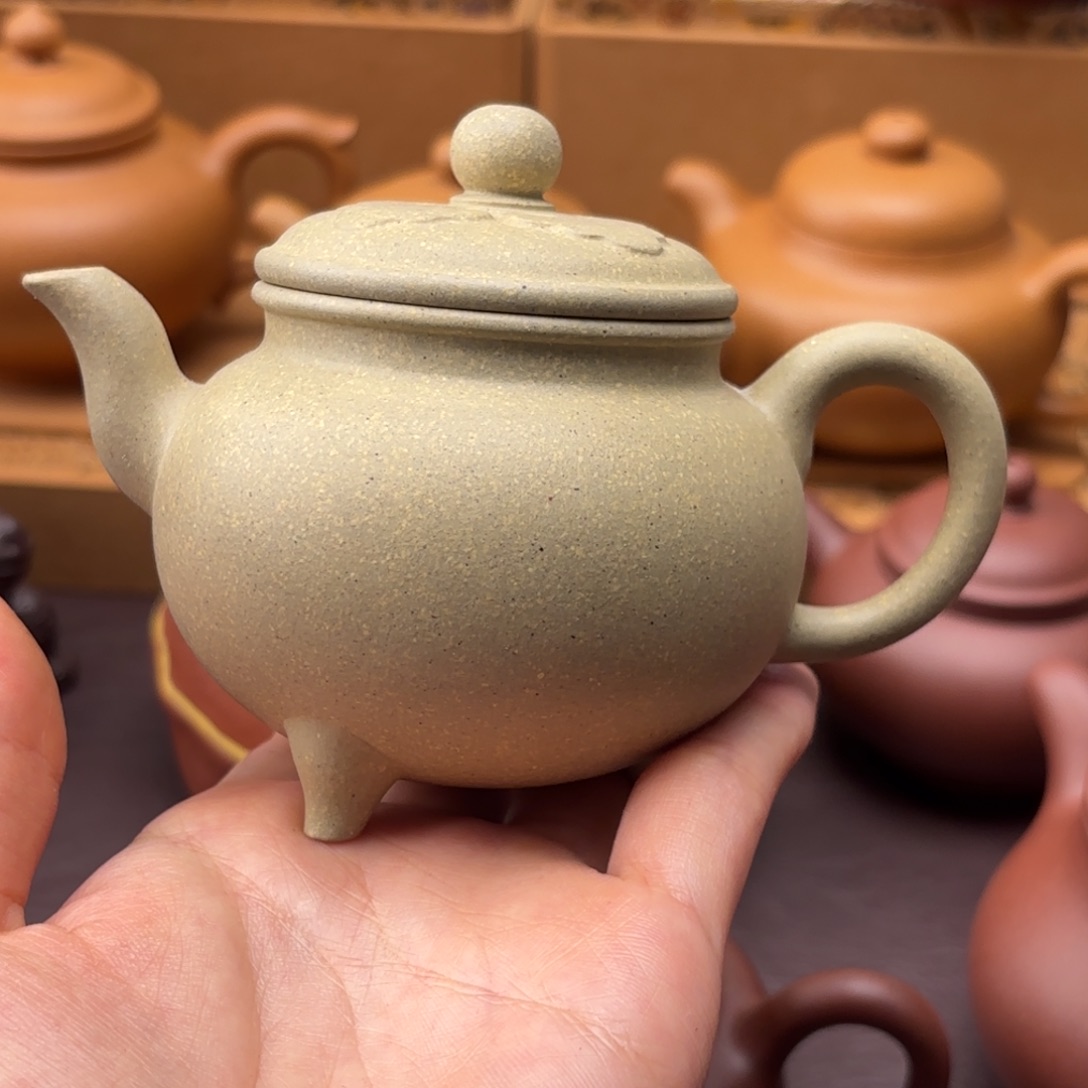 周***紫砂茶壶黄龙原  本绿180
