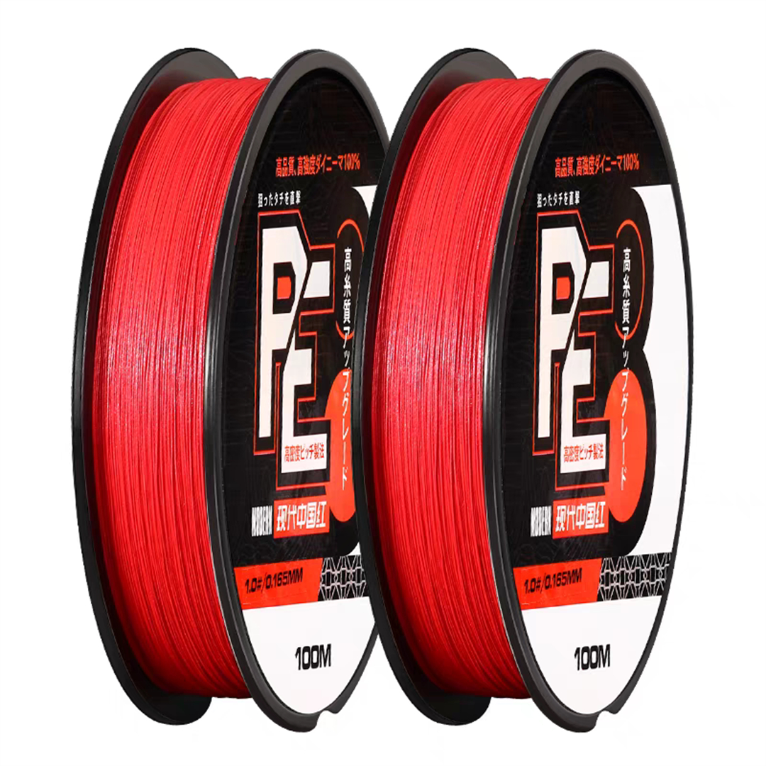 路亚远投竞技专用PE线 红丝100米 竞技款