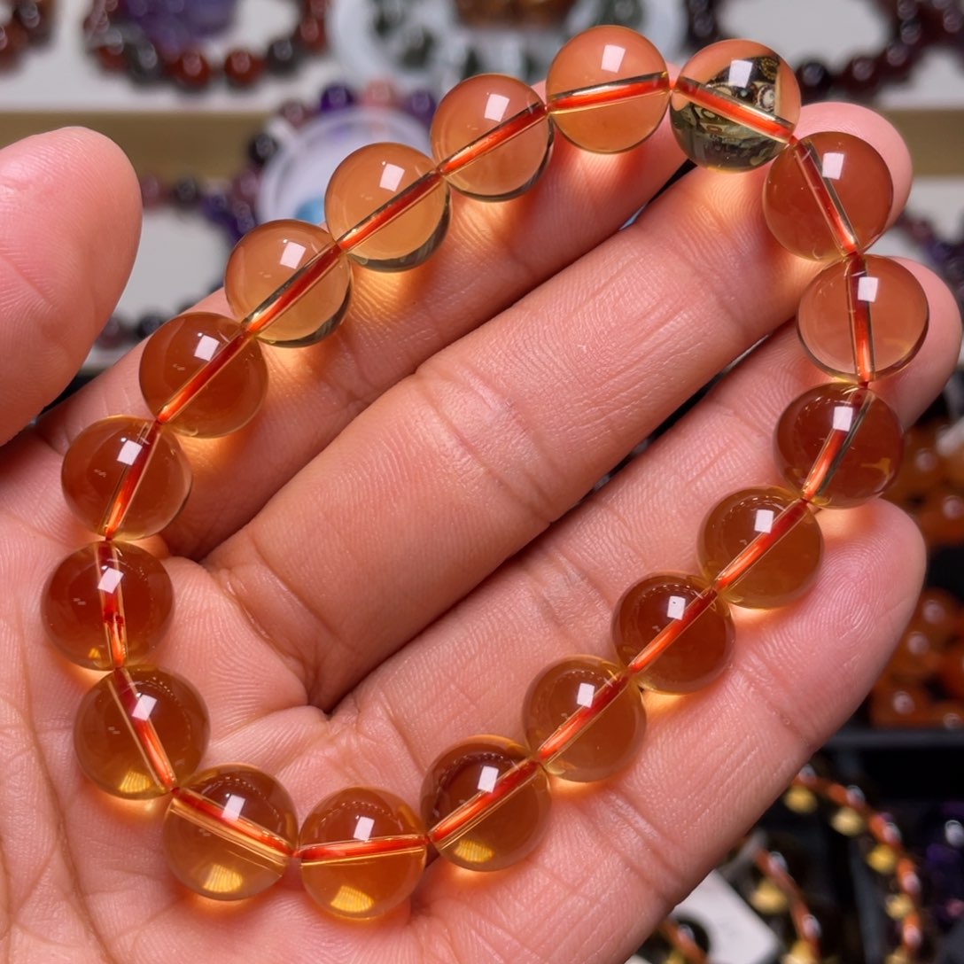 水晶手链未镶嵌巴西暴力黄