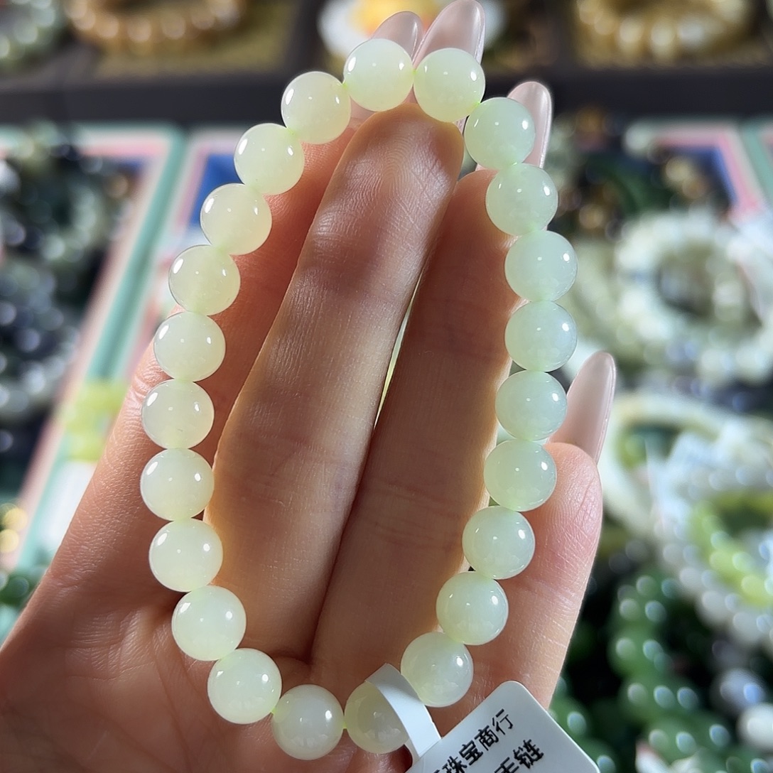 和田玉未镶嵌手链129