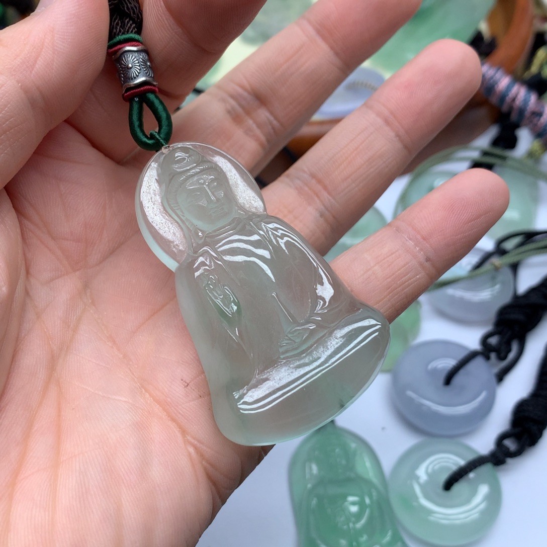 湘***怀一物一图，观音吊坠