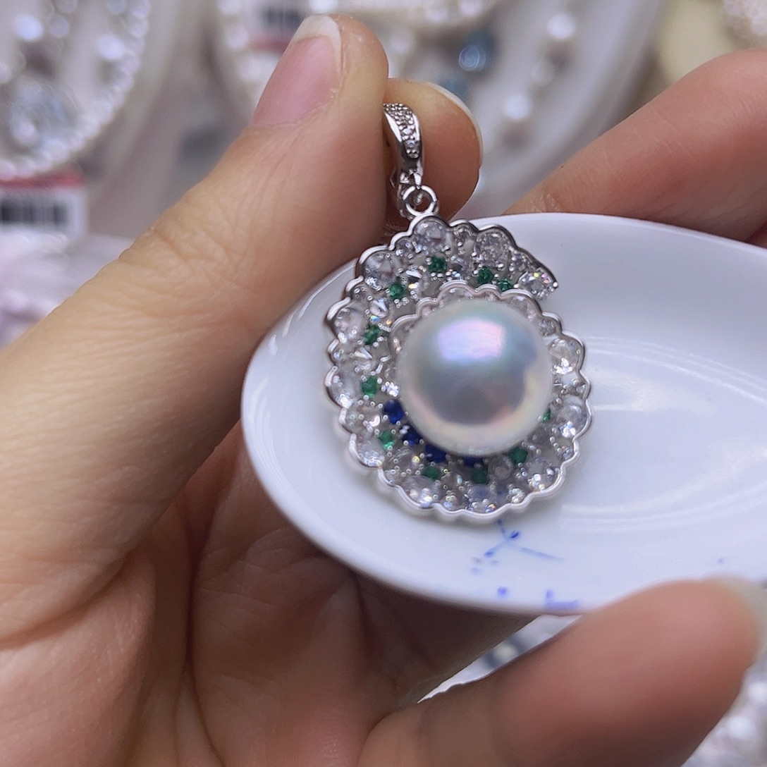 未镶嵌淡水珍珠吊坠或者耳钉