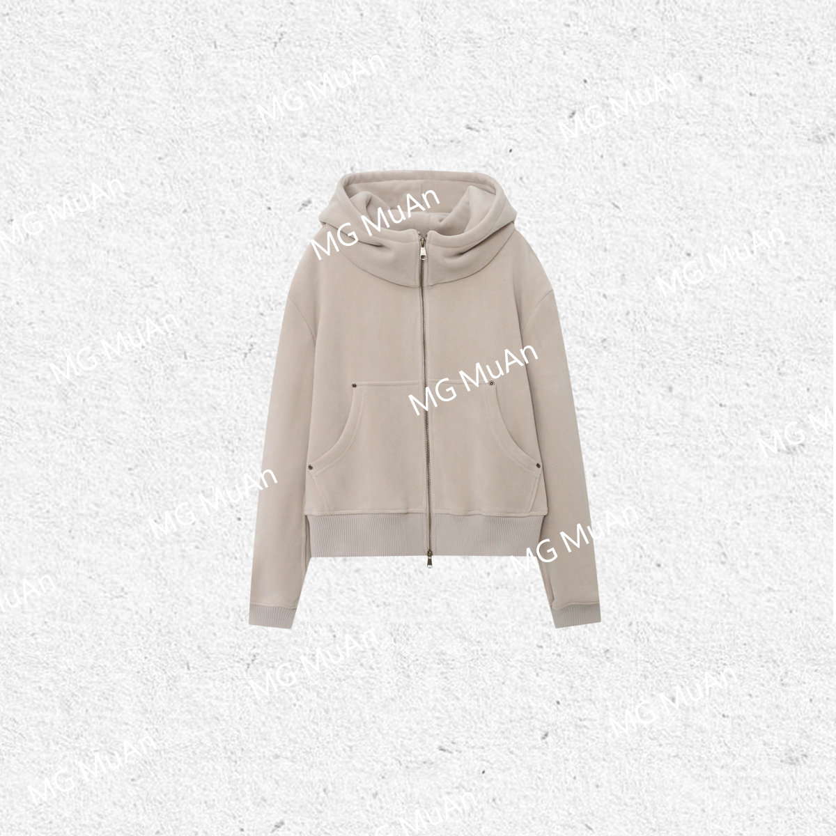 《三明治小外套》巴恩风1018克卫衣拉链外套上衣JD-826