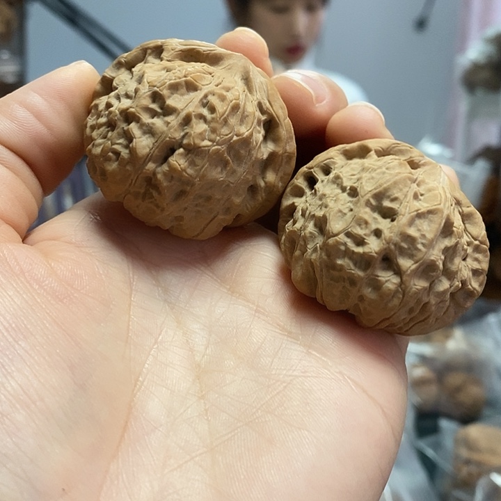 文玩核桃把件43南瓜墩
