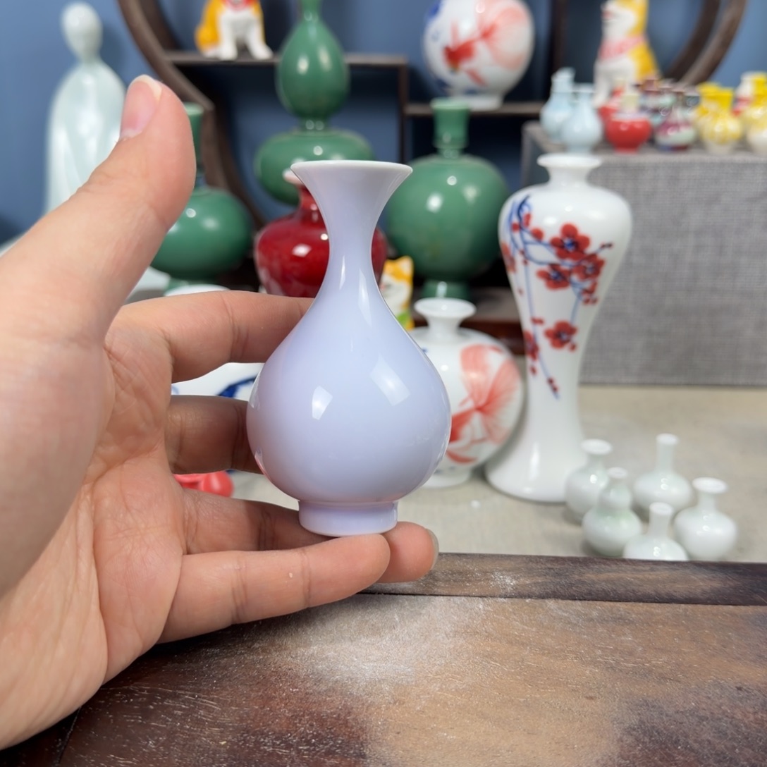 陶瓷手工小花器摆件