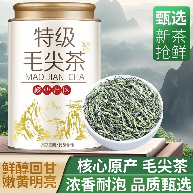 【新茶毛尖口感柔和】2025新茶叶信阳口味明前特级嫩芽浓香型绿茶