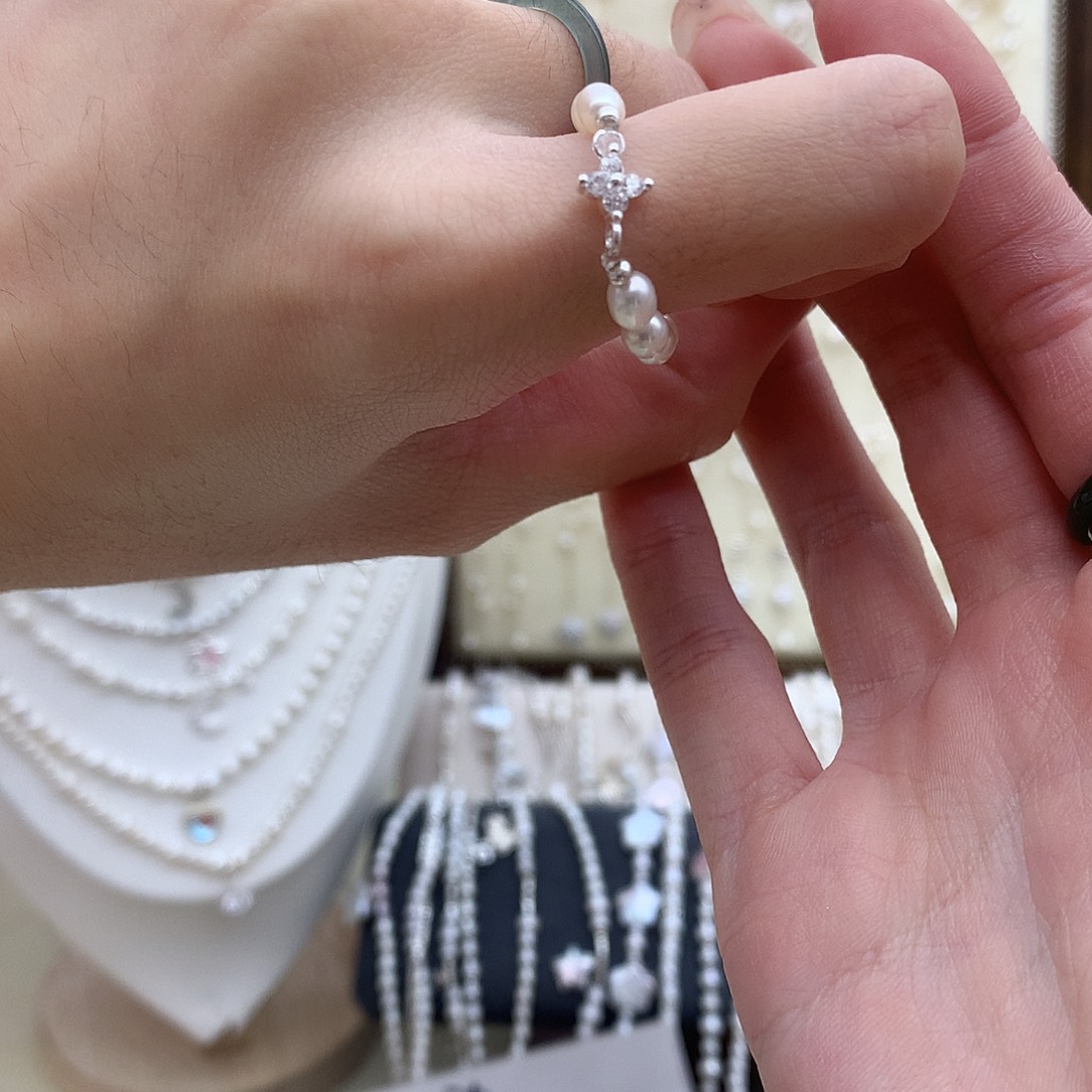 耳饰未镶嵌淡水珍珠