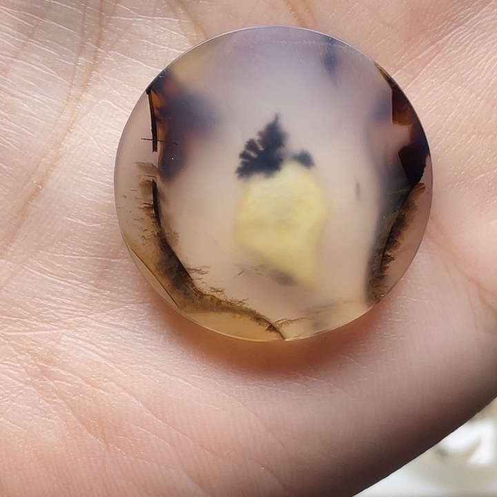 指***纹玛瑙/玉髓未镶嵌颈饰