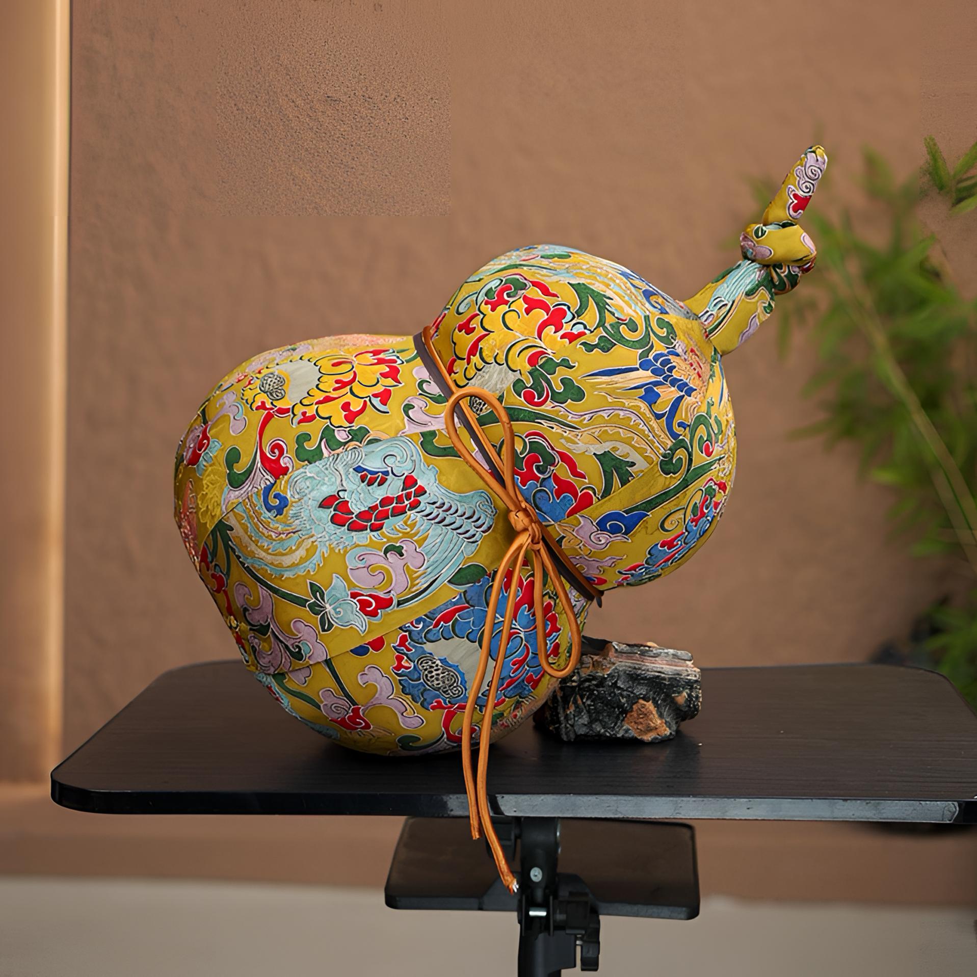 【福禄】8888款设计纯手工创意香云纱艾草香熏娱乐摆件葫芦