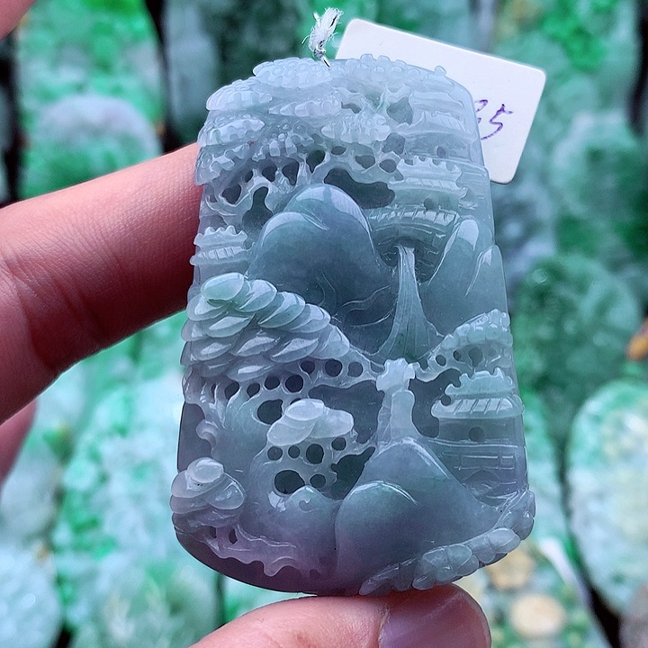 翡翠吊坠(不含链)未镶嵌