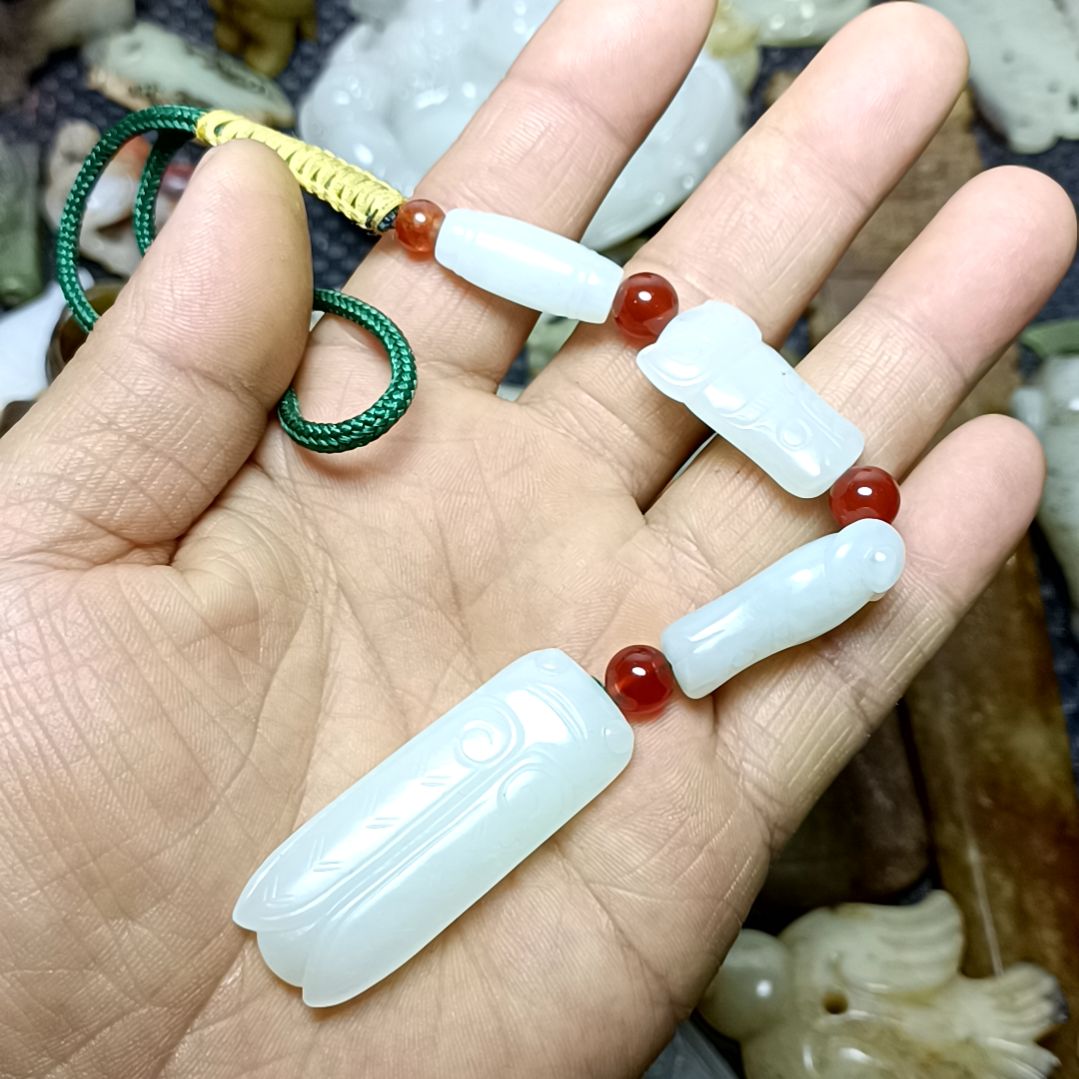 和田玉颈饰未镶嵌@*