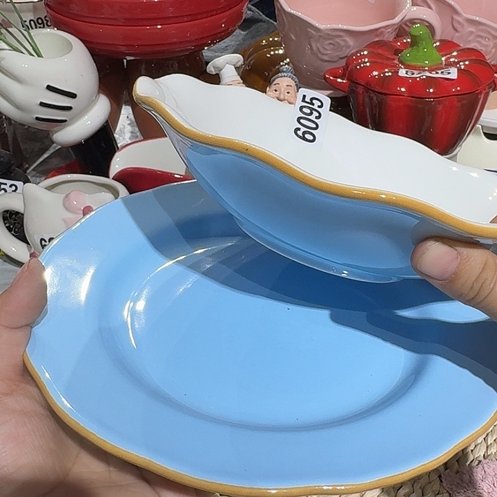 瓷片微瑕陶瓷满15包邮6095