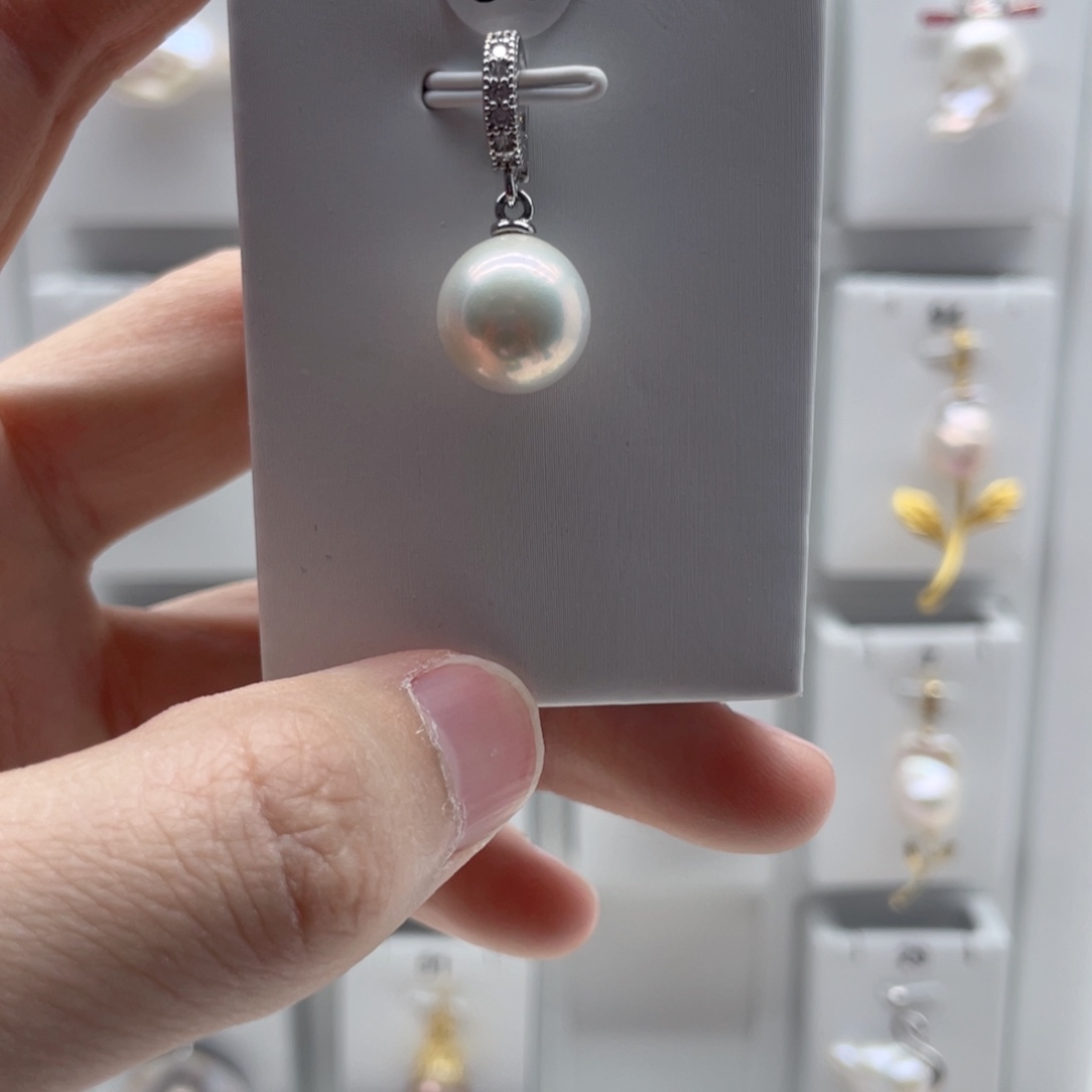 颈饰合金淡水珍珠