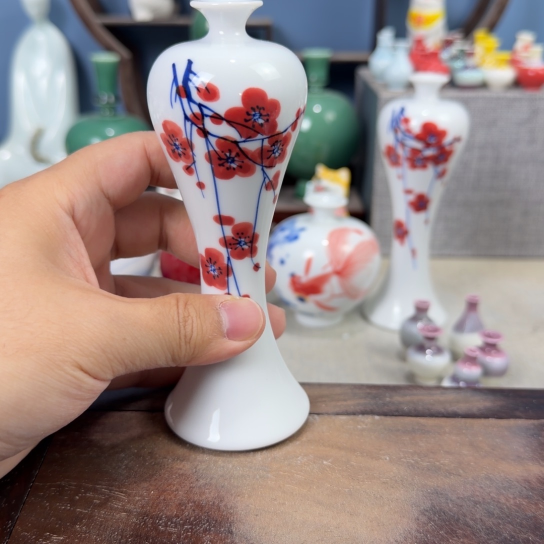 陶瓷手工小花器摆件