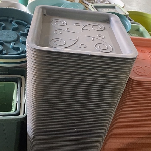 树脂方4号10个无托黑色