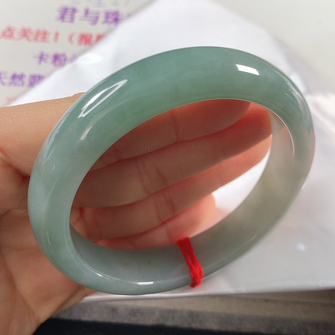 翡翠手镯未镶嵌 正圈①④③