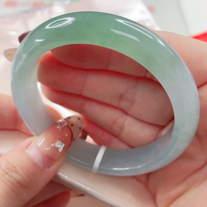 翡翠未镶嵌手镯56.5x328